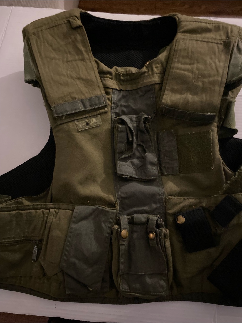 Men's Olive Green Tactical Utility Vest